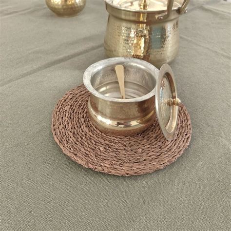Shakuntala Brass Ghee Pot – Traditional Maharashtrian Storage Pot