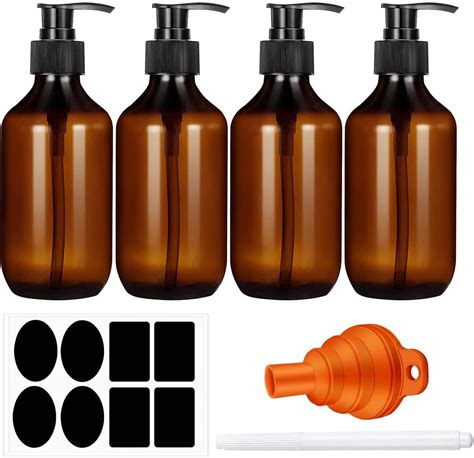Botes para Gel y Champu, 4 Piezas 300ml Dispensador de Gel y Champu ...