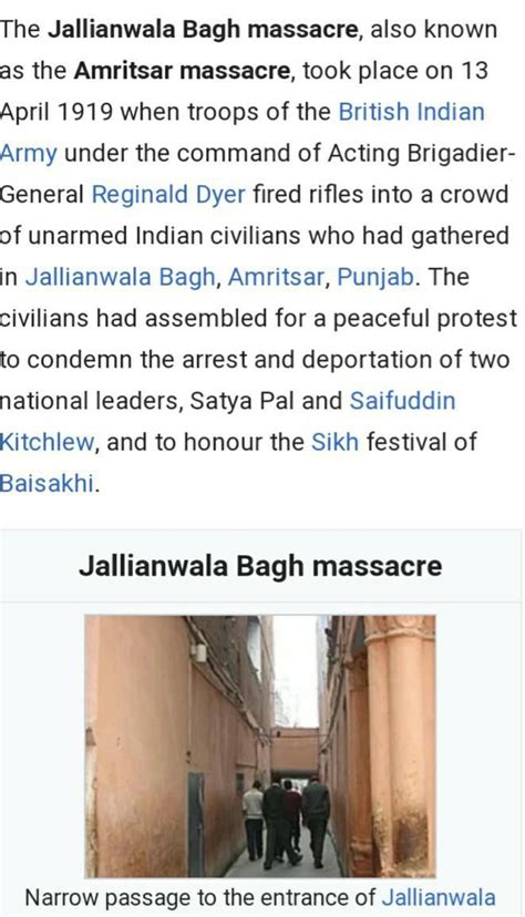explain the jallianwala bagh massacre in detail. explain what all ...