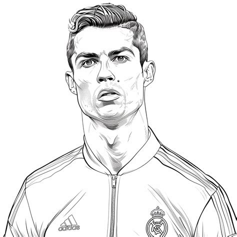 35 Cristiano Ronaldo Coloring Pages | Unleash the Champion!