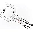 Taparia 1645, 11 inch, 280 mm Locking Pliers Clamp with Swivel Pads ...