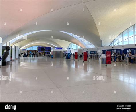 Lambert st louis international airport terminal hi-res stock ...