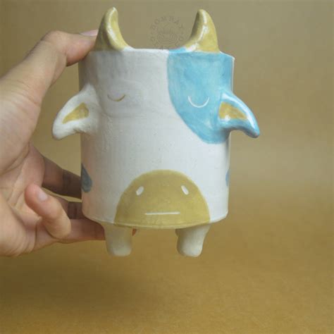 Animal Planter | Sanctuary | Cow | – Bombay Clay Company