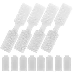 Unlorspy 60 Pack White Self Adhesive Cable Labels, Wire Labels for ...