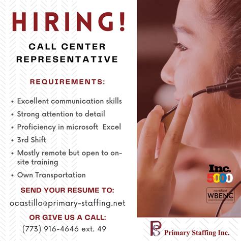 Primary Staffing Inc. on LinkedIn: Apply here! https://lnkd.in/dX4SXxak