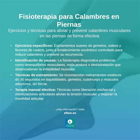 calambres en las piernas: Causas y Tratamiento - eFISIO Fisioterapia Madrid
