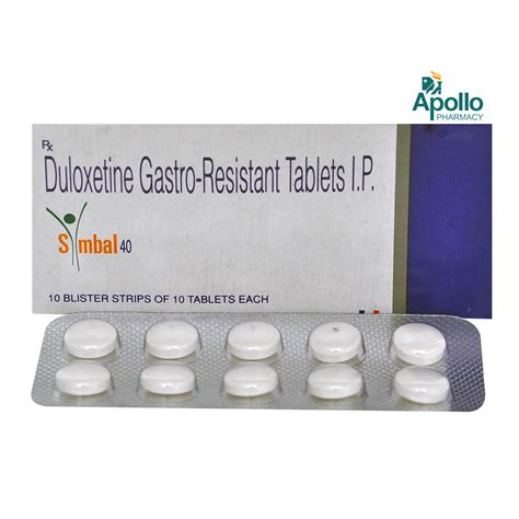 Symbal 40 Tablet 10's Price, Uses, Side Effects, Composition - Apollo ...