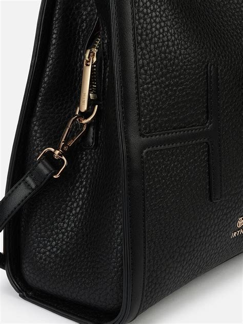Initials by IRTH | Tall Black Shoulder Bag | House of Titan