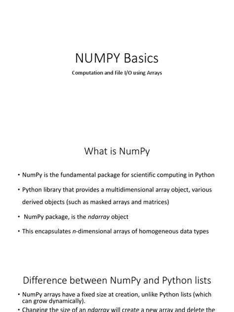 Image result for Numpy Basics for MR P
