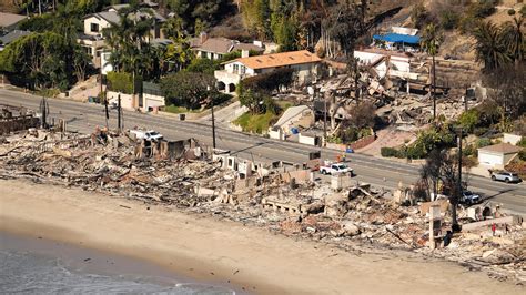 Pacific Palisades Fire aerial images show devastation, loss in Los Angeles