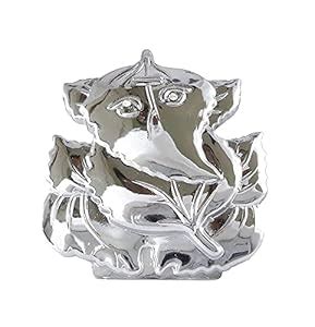 Buy Utkarsh Lord Leaf Ganesh Idol,Patta (5 Cm X 4 Cm) Ganesha Idol ...