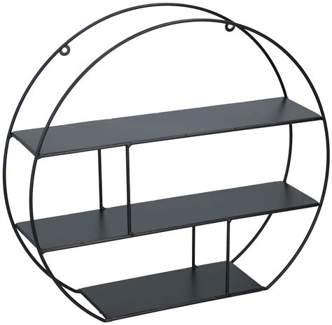 Black Round Wall Shelf : Both stylish and practical this will make a ...