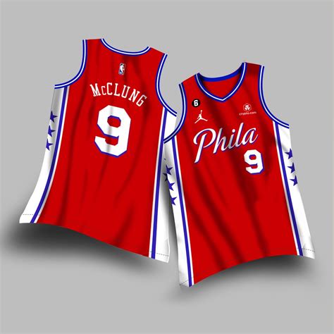 2023! PHILADELPHIA 76ERS MAC McCLUNG #9 JERSEY | PHILA MCLUNG FULL ...