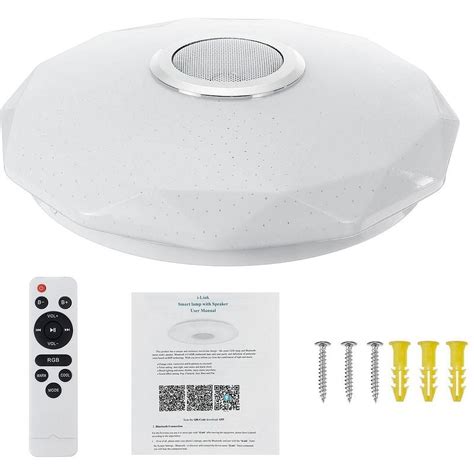 RGB Color Changing Light Fixture, Modern Design Dimmable Led Ceiling ...