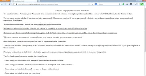 Image result for Walmart Assessment Tips