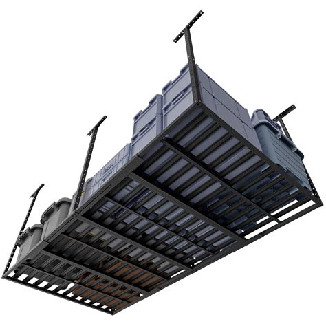 Buy SunsGrove 4x8 Garage Overhead Storage Rack, Adjustable Heavy Duty ...