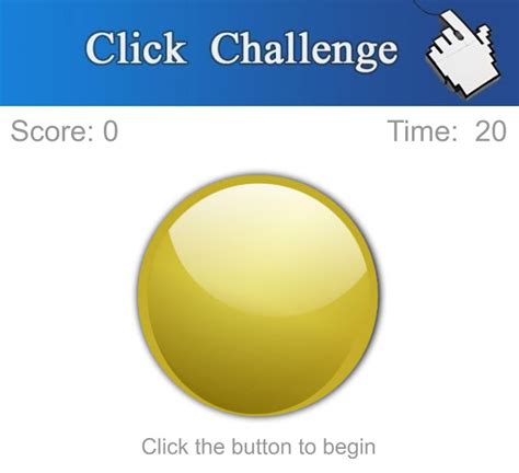 Fastest Clicker Challenge 的图像结果