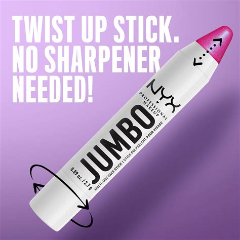 Buy NYX PROFESSIONAL MAKEUP, Jumbo Multi-Use Face Highlighter Stick ...