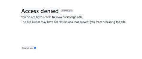 Image result for Access Denied Error Code