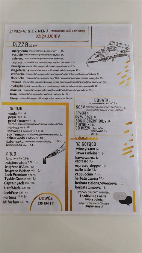 Menu at Paleta Food&Friends restaurant, Kórnik