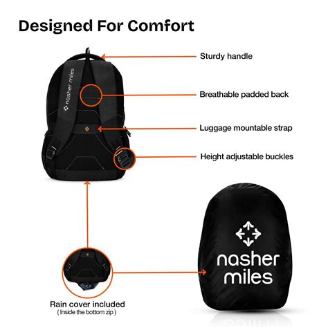 Buy Nasher Miles Eclipse Laptop Backpack - 33L in Black