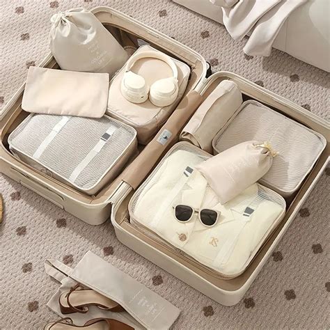 7 PCS Travel Luggage Organizers Bag | For All Kinds Of Clothes & Acces ...