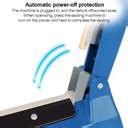 NIVAYO 12" Inch Heat Sealer Impulse Sealing Machine For Plastic Kitchen Food Sealer Bag With 2 ...