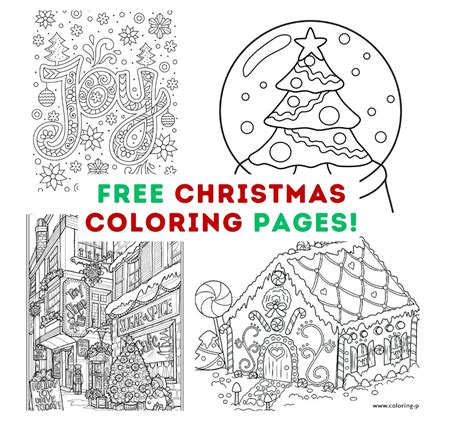 Spark Holiday Cheer with Christmas Pictures Coloring Pages