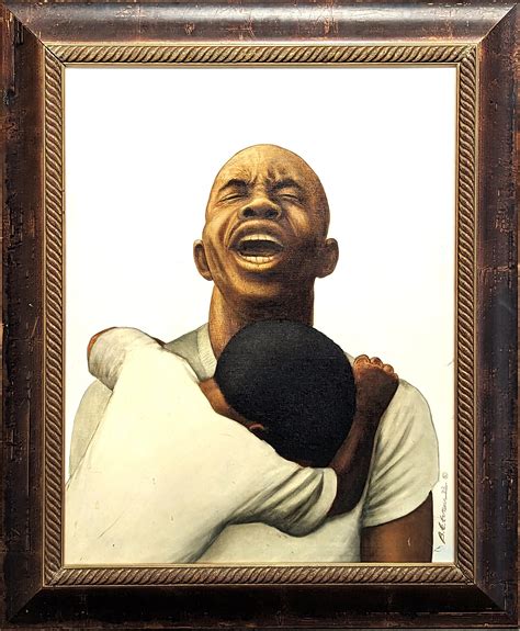 Buford Evans - "God Save the Children" Early Figurative Portrait of an ...