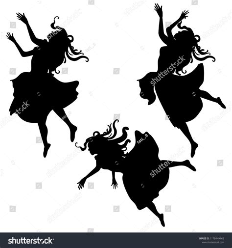 Alice In Wonderland Silhouette Falling