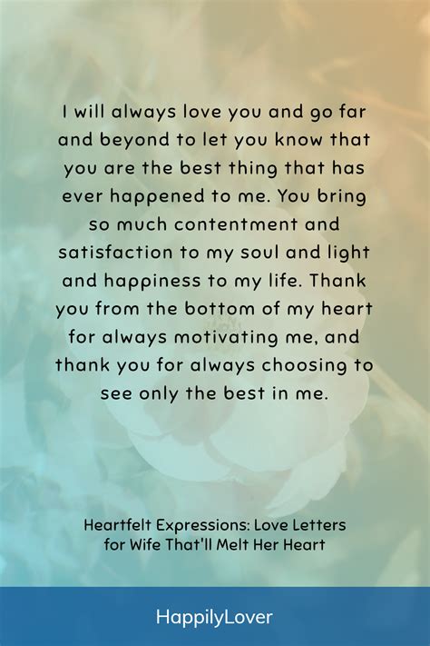 49+ Love Letters for Wife To Touch Her Heart - Happily Lover | Romantic ...
