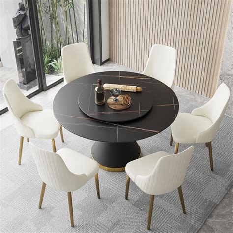 Elegant Black Marble Dining Room Table: Style & Trends