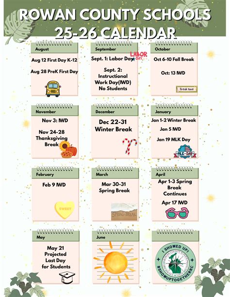 Calendars | Rowan County Schools