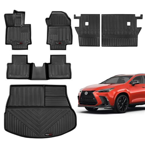 Wqyimat Custom All Weather Floor Mats & Cargo Trunk Liner & Backrest ...