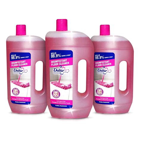 Dabur Sanitize Disinfectant Floor Cleaner with Dirt Trap Technology ...