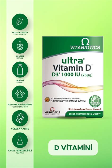 Ultra D Ultra Vitamin D D3 1000 Iu Kapsül 96 Adet Fiyatı, Yorumları - TRENDYOL