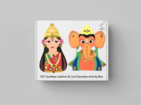 DIY Goddess Lakshmi and Lord Ganesha Activity Box – Little Canvas