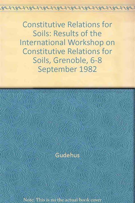 Buy Constitutive Relations Soils Book Online at Low Prices in India ...