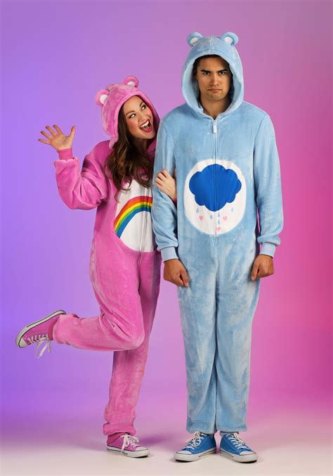 Cheer Bear Care Bears Adult Onesie Costume | Care Bears Costumes