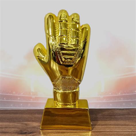 Golden Glove Trophy for Soccer and Rugby - Eloquent Gift