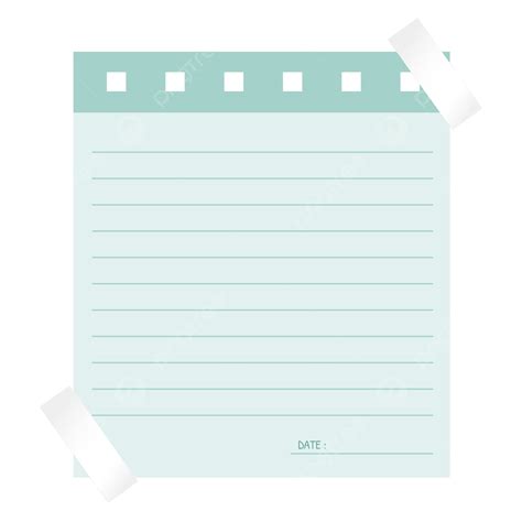 Green Post It Note Png