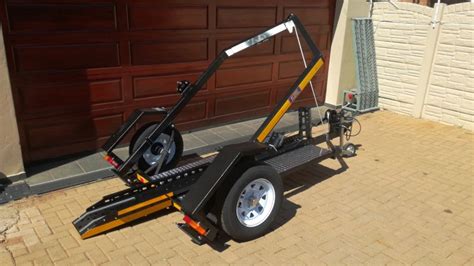 Image result for Ground Level Loading Motorcycle Trailer