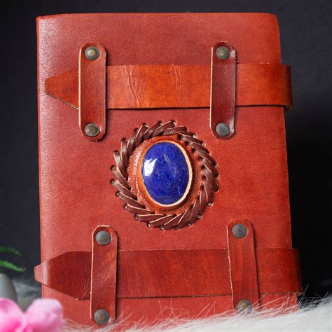 Real Lapis Lazuli Leather Journal – Zhupuk International