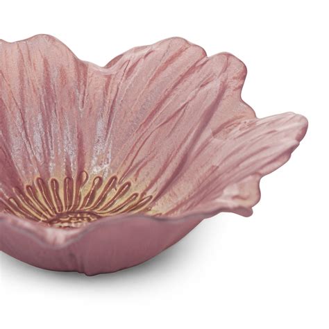 Shop Set Of 2 Pink Floral Shaped Small Glass Bowls - at Best Price ...