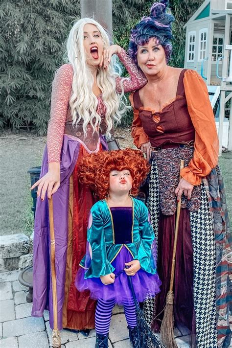 Hocus Pocus Costumes for 2 Adults and Kid | Hocus pocus halloween ...