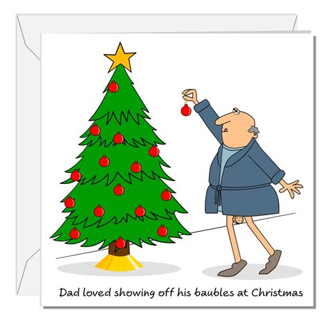 Funny Christmas Card for Dad Mum Husband Wife Brother Sister Son ...