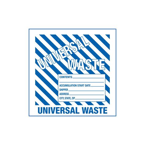 Image result for Universal Waste Label