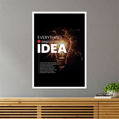 Nurture Ideas: Inspirational Poster
