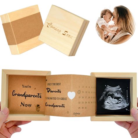 Amazon.com: YiLiiod Pregnancy Announcement for Grandparents, Baby ...