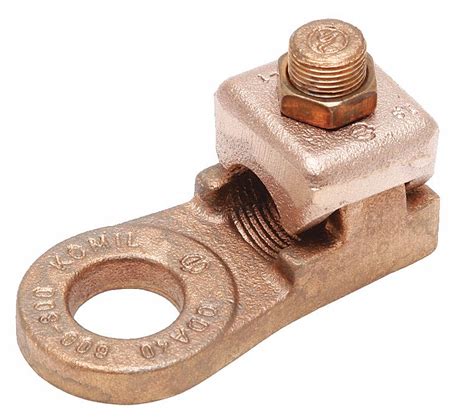 BURNDY, 14 AWG – 8 AWG Wire Sizes, 3/8 in Stud Size, Wire Connector ...